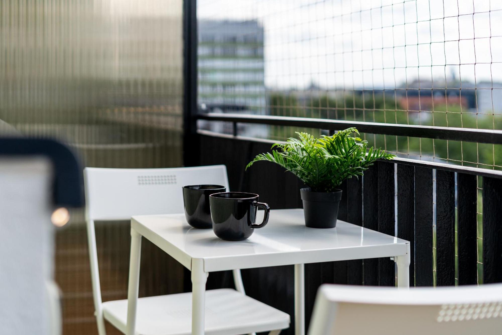Czarnowiejska Mini Studio With Loggia Kraków Exteriör bild